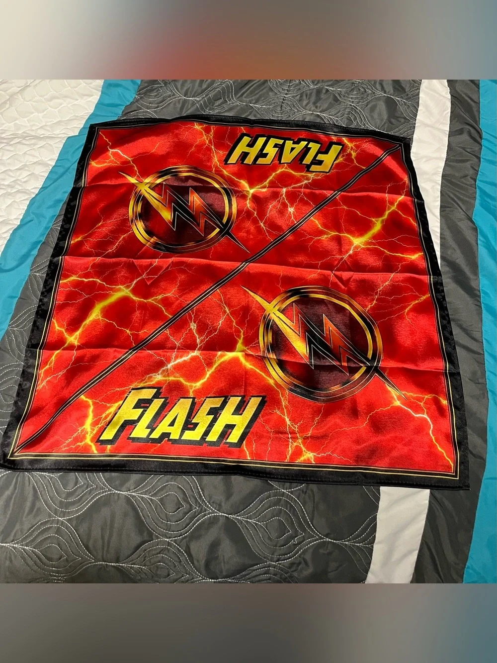 DC The Flash Lightning Bolt Bandana & Scarf